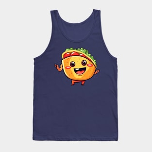 kawaii Taco T Shirt cute potatofood funny Tank Top